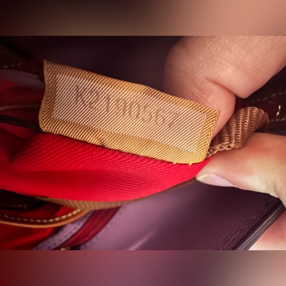 Dooney & Bourke large Lavender purple leather two-way shoulder Crossbody Bag NWT - Picture 12 of 14